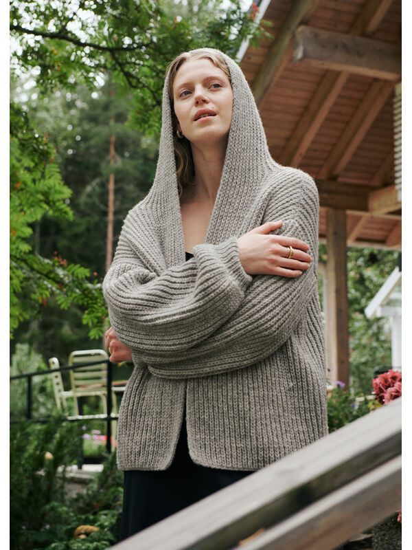 Lana Grossa CARDIGAN Cool Merino - Strikkeoppskrift (SE)