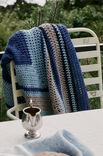 Lana Grossa HEKLET PLAID Alta Moda Alpaca - Hekleoppskrift (SE)