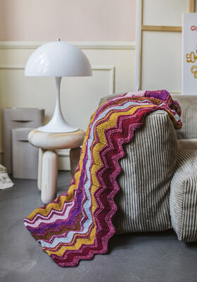 PLAID Cool Merino - Strikkeoppskrift (SE) fra Lana Grossa