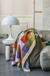 Lana Grossa HEKLET PLAID Ecopuno - Hekleoppskrift (SE)