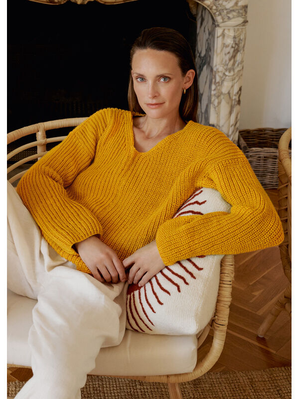 Lana Grossa PULLOVER Landlust Alpaka Merino 160 - Strikkeoppskrift (SE)