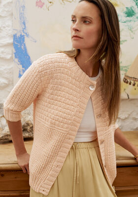 CARDIGAN Cool Wool Big - Strikkeoppskrift (SE) fra Lana Grossa