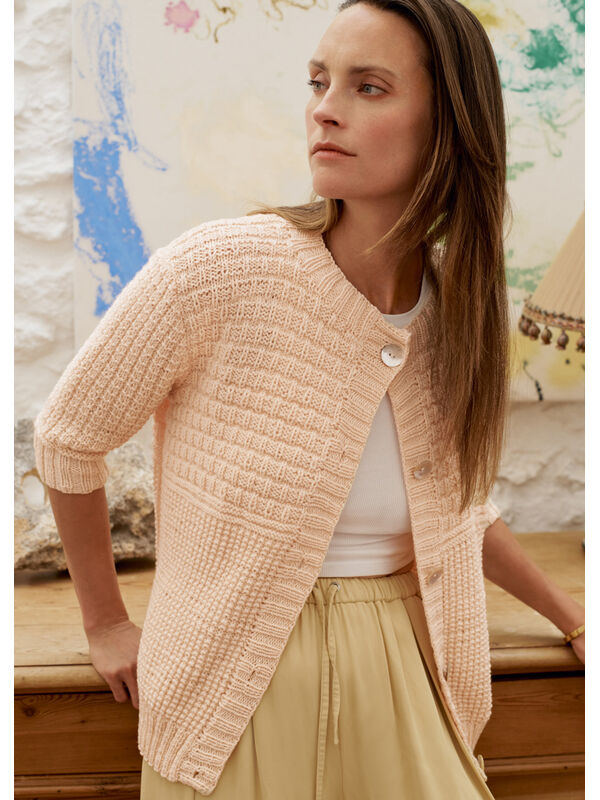 Lana Grossa CARDIGAN Cool Wool Big - Strikkeoppskrift (SE)