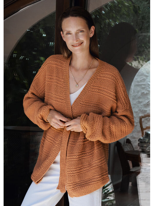 Lana Grossa JAKKE Landlust Alpaka Merino 100 - Strikkeoppskrift (SE)