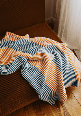 PLAID Landlust Alpaka Merino 160 - Strikkeoppskrift (SE) fra Lana Grossa