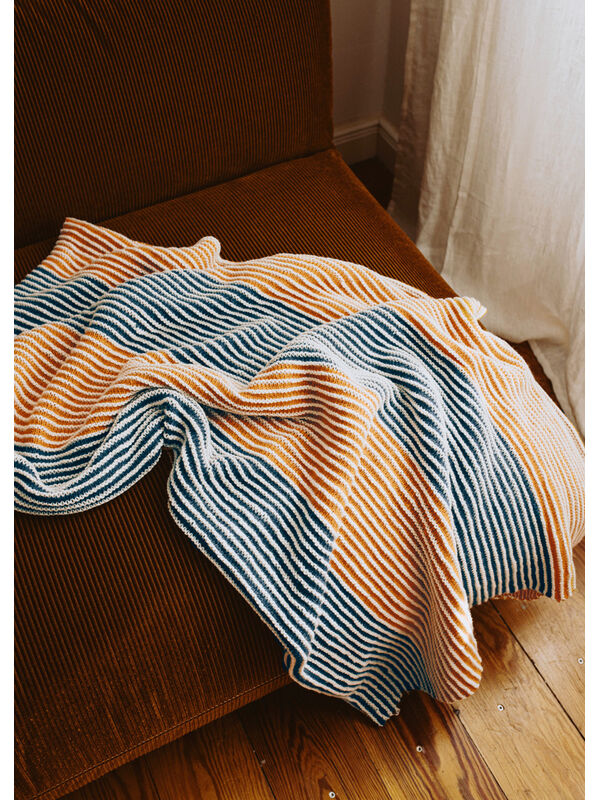 Lana Grossa PLAID Landlust Alpaka Merino 160 - Strikkeoppskrift (SE)