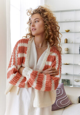 CARDIGAN Lala Berlin Lovely Cotton - Strikkeoppskrift (SE) fra Lana Grossa