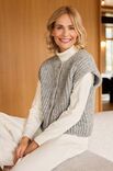Lana Grossa VEST Lala Berlin Lovely Cotton - Strikkeoppskrift (SE)