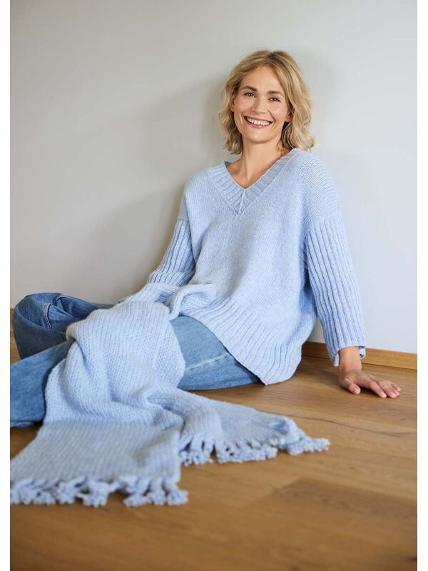Lana Grossa SJAL Cool Merino Big - Strikkeoppskrift (SE)
