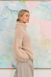 Lana Grossa GENSER MED RULLEKRAGE Nebbia & Silkhair