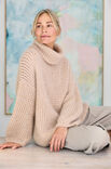 Lana Grossa GENSER MED RULLEKRAGE Nebbia & Silkhair