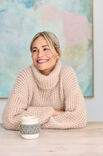 Lana Grossa GENSER MED RULLEKRAGE Nebbia & Silkhair