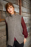 Lana Grossa SLIPOVER I HALVPATENT Alta Moda Alpaca - Strikkeoppskrift (DK)