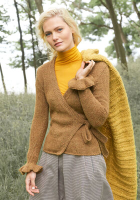JAKKE Alta Moda Alpaca - Strikkeoppskrift (DK) fra Lana Grossa