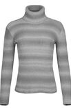 Lana Grossa SWEATER I HALVPATENT Cashmere 16 Fine Dégradé - Strikkeinstruksjoner (DK)