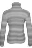 Lana Grossa SWEATER I HALVPATENT Cashmere 16 Fine Dégradé - Strikkeinstruksjoner (DK)