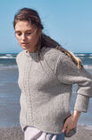 Lana Grossa PULLOVER Brigitte Nr. 2 - Strikkeoppskrift (DK)