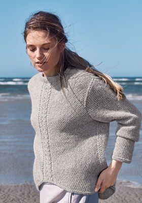 PULLOVER Brigitte Nr. 2 - Strikkeoppskrift (DK) fra Lana Grossa