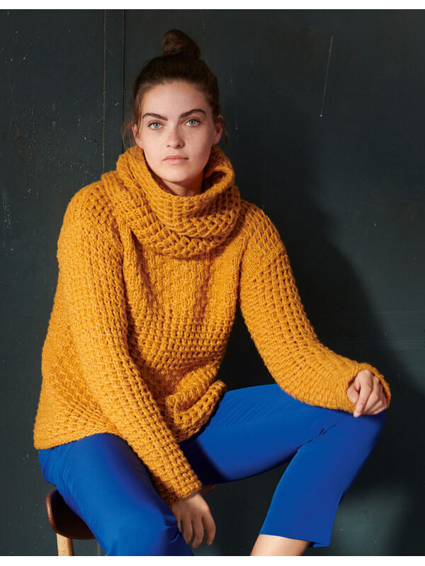 Lana Grossa PULLOVER Lala Berlin Lovely Cotton - Strikkeoppskrift (DK)