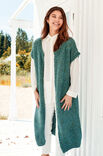 Lana Grossa GLATTSTRIKKET LANG VEST Lala Berlin Lovely Cotton & Brillino - Strikkeoppskrift (NO)