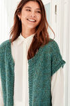 Lana Grossa GLATTSTRIKKET LANG VEST Lala Berlin Lovely Cotton & Brillino - Strikkeoppskrift (NO)