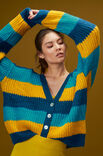 Lana Grossa CARDIGAN I HALVPATENTMØNSTER Brigitte No. 2 - Strikkeoppskrift (NO)