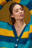 Lana Grossa CARDIGAN I HALVPATENTMØNSTER Brigitte No. 2 - Strikkeoppskrift (NO)