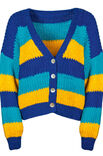 Lana Grossa CARDIGAN I HALVPATENTMØNSTER Brigitte No. 2 - Strikkeoppskrift (NO)