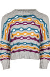 Lana Grossa PULLOVER MED RILLER-HULLMØNSTER Alta Moda Cashmere 16 - Strikkeoppskrift (NO)