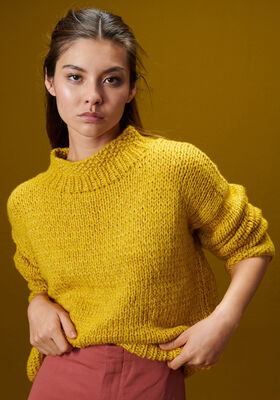 PULLOVER Lala Berlin Lovely Cotton & Brillino - Strikkeoppskrift (NO) fra Lana Grossa