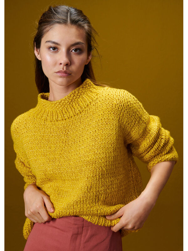 Lana Grossa PULLOVER Lala Berlin Lovely Cotton & Brillino - Strikkeoppskrift (NO)