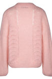 Lana Grossa PULLOVER MED MØNSTERSTRIBER Silkhair - Strikkeopskrift (DK)