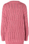 Lana Grossa PULLOVER I AJOURMUSTER Linarte & Silkhair - Strikkeoppskrift (DK)
