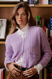 Lana Grossa CARDIGAN Ecopuno & Brillino - Strikkeoppskrift (DK)