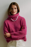 Lana Grossa PULLOVER Brigitte No. 3 - Strikkeoppskrift (DK)
