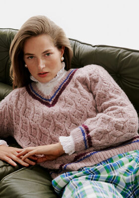 PULLOVER Brigitte No. 2 - Strikkeoppskrift (SE) fra Lana Grossa