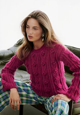 PULLOVER Brigitte No. 2 - Strikkeoppskrift (SE) fra Lana Grossa