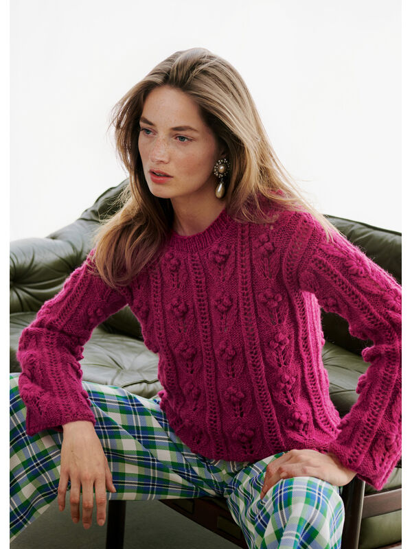 Lana Grossa PULLOVER Brigitte No. 2 - Strikkeoppskrift (SE)