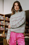 Lana Grossa PULLOVER Cool Merino & Brigitte No. 2 - Strikkeoppskrift (SE)