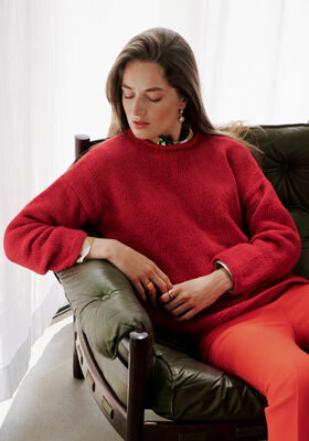 PULLOVER Brigitte No. 2 - Strikkeoppskrift (SE) fra Lana Grossa