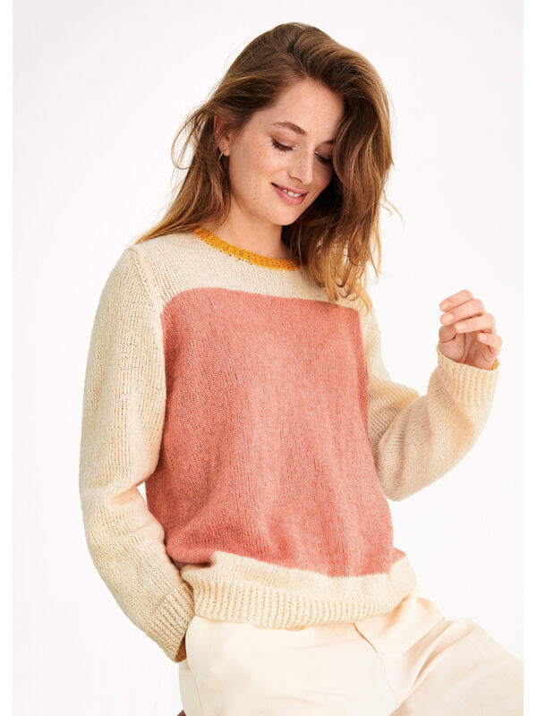 Lana Grossa PULLOVER Ecopuno - Strikkeopskrift (DK)