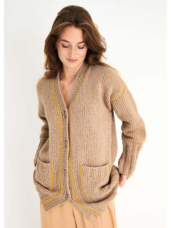 Lana Grossa CARDIGAN Lala Berlin Lovely Cotton Lala Berlin Lovely Cotton - Strikkeoppskrift (SE)