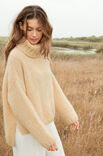 Lana Grossa PULLOVER Lala Berlin Brushy - Strikkeoppskrift (DK)