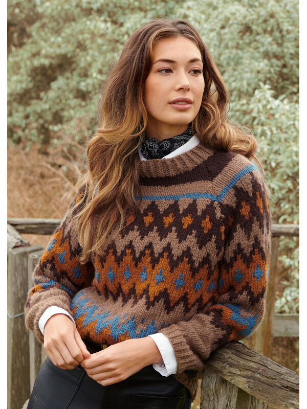 Lana Grossa PULLOVER Alta Moda Cashmere 16 - Strikkeoppskrift (SE)