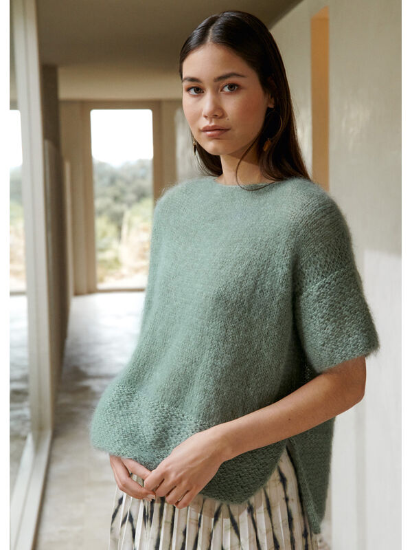 Lana Grossa PULLOVER Silkhair - Strikkeoppskrift (SE)