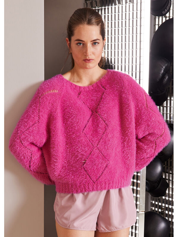 Lana Grossa PULLOVER Per Fortuna - Strikkeoppskrift (DK)