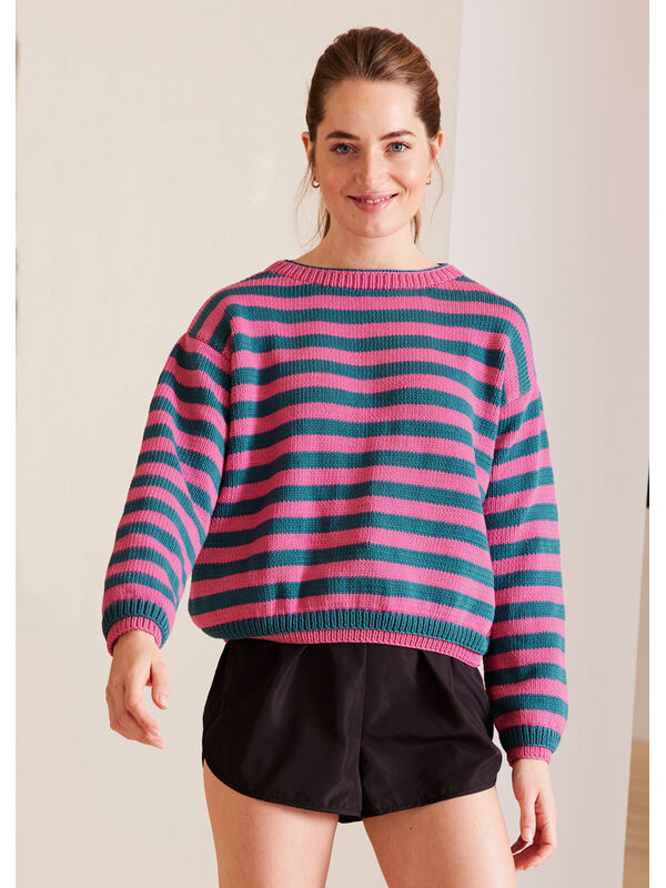 Lana Grossa PULLOVER Riserva - Strikkeoppskrift (SE)