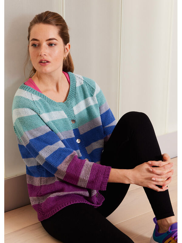 Lana Grossa CARDIGAN Brigitte No. 4 - Strikkeoppskrift (SE)