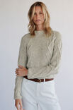 Lana Grossa PULLOVER Natural Alpaca Pelo - Strikkeoppskrift (SE)