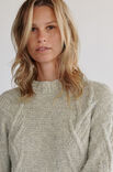 Lana Grossa PULLOVER Natural Alpaca Pelo - Strikkeoppskrift (SE)